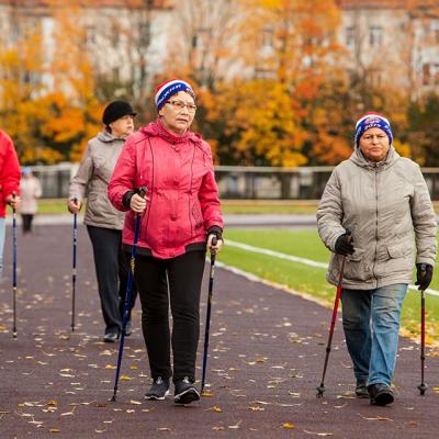 04_10_2019 Соревнования по скандинавской ходьбе среди лиц пожилого возраста, посвященные Дню пожилого человека